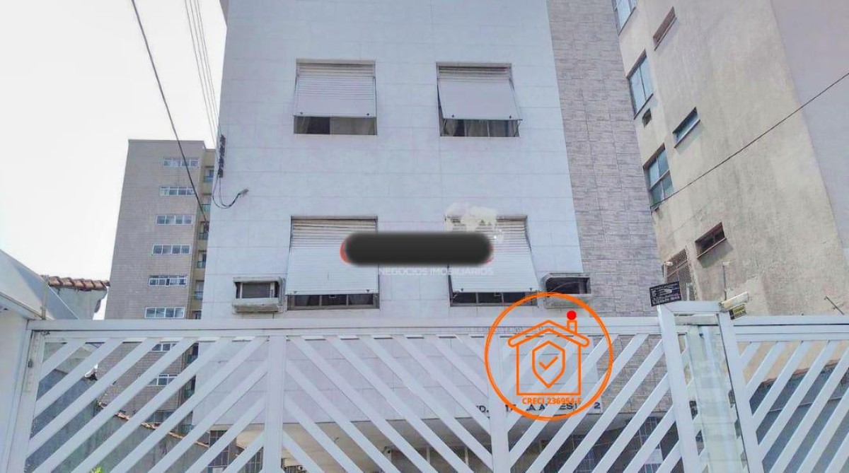Apto com 2 Qtos, R$215.000Mil, Sala Coz, Área de Sços, Gar, Prédio de Escada, 3º Andar, Para Venda, São Vicente-SP