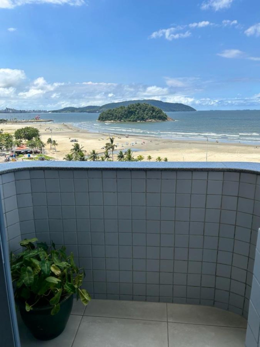 Vendo Apartamento, com 2 Quartos, 1 Suíte, Frente Mar, Vista Panoâmica, Garagem Privativa, Itararé,  São Vicente,SP