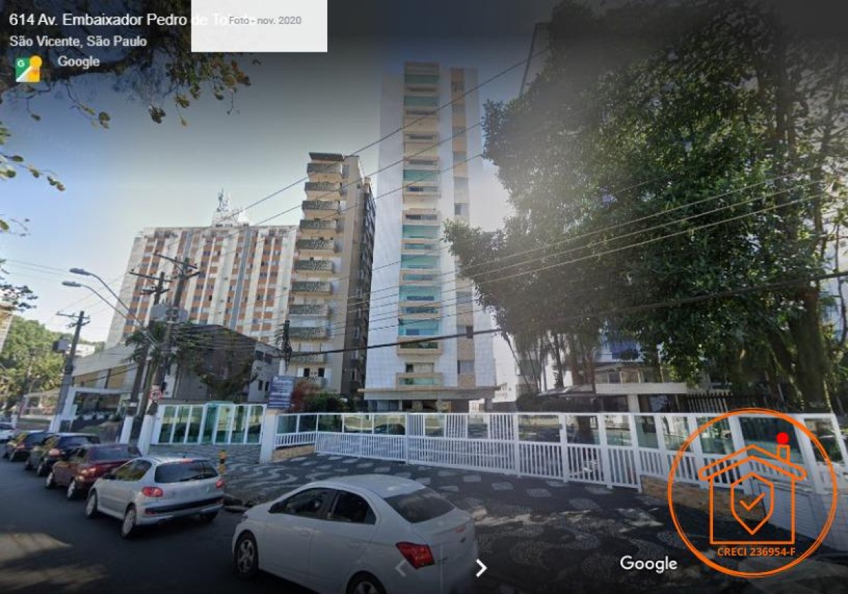 Apto 1 Quarto, Gar,  Prédio de Frente Para o Mar, Praia do Gonzaguinha, de São Vicente, SP